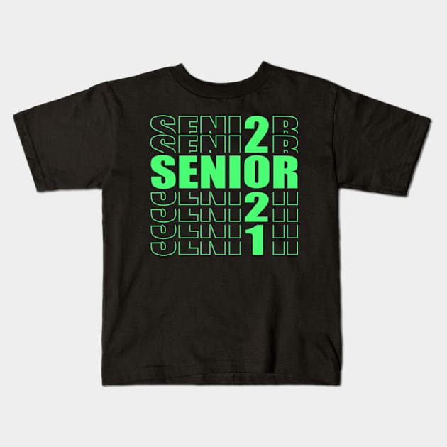 Senior 2021 Kids T-Shirt by Shop Ovov